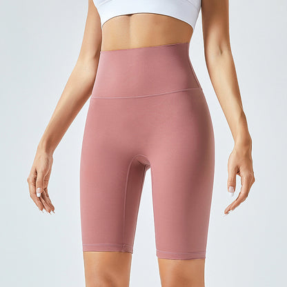 High Waist Hip Lift Lounge Pants Sports Running Women Seamless Shorts Yoga Workout Clothes
