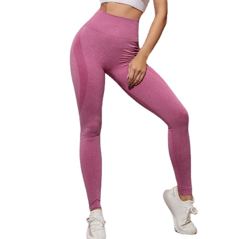 Sports Yoga Leggings Running Fitness Moisture Wicking Quick Drying Breathable Hip Lift Belly Shaping