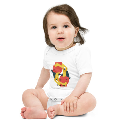 Baby short sleeve one piece