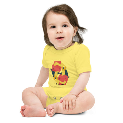Baby short sleeve one piece