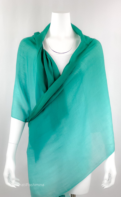 EARTH GREEN OMBRE SCARFS FOR ALL TIME