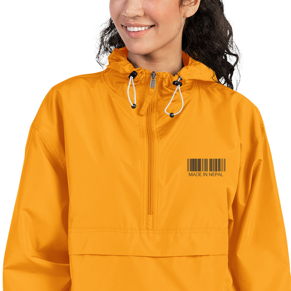 Embroidered Champion Packable Jacket