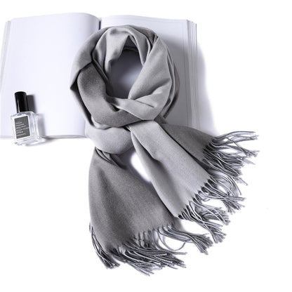 winter scarf for women fashion double side colors lady cashmere scarves pashmina shawls and wraps warm bandana hijabs