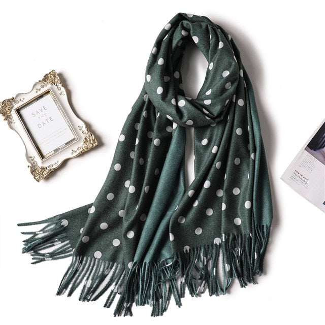 winter scarf for women fashion double side colors lady cashmere scarves pashmina shawls and wraps warm bandana hijabs