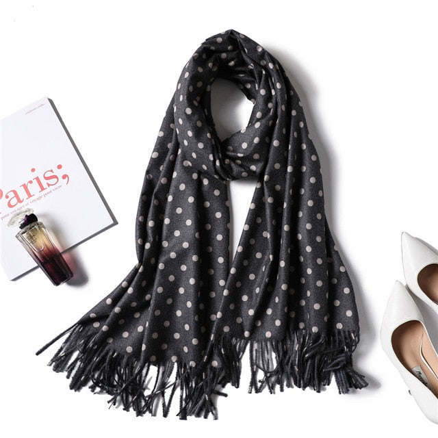 winter scarf for women fashion double side colors lady cashmere scarves pashmina shawls and wraps warm bandana hijabs