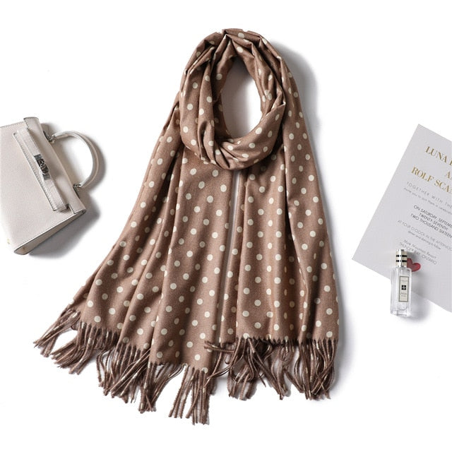 winter scarf for women fashion double side colors lady cashmere scarves pashmina shawls and wraps warm bandana hijabs