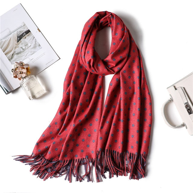 winter scarf for women fashion double side colors lady cashmere scarves pashmina shawls and wraps warm bandana hijabs