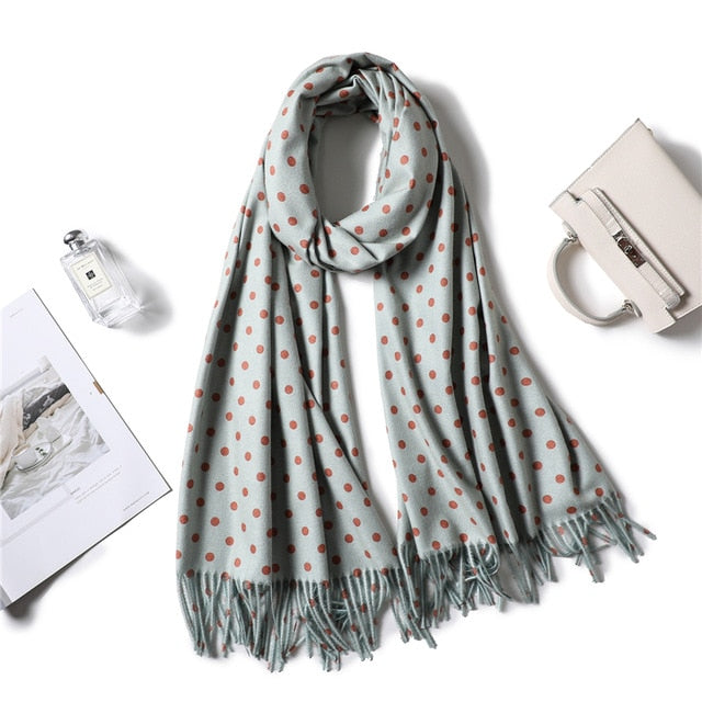 winter scarf for women fashion double side colors lady cashmere scarves pashmina shawls and wraps warm bandana hijabs