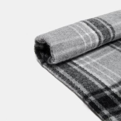 Imitated cashmere scarves women grey check plaid acrylic blanket scarf female winter thick warm shawl wraps brand scarf