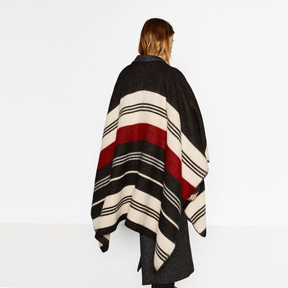 women winter warm poncho wraps cashmere capes