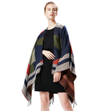 Load image into Gallery viewer, New fashion women winter warmer wraps capes