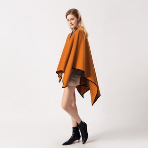 super thick women winter warm cape shawl wraps