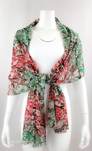 Load image into Gallery viewer, ROOT TREE PRINT SHAWL FOR GIRLS